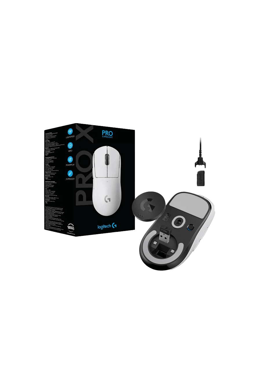 LOGITECH G PRO X SUPERLIGHT 1 WHITE
