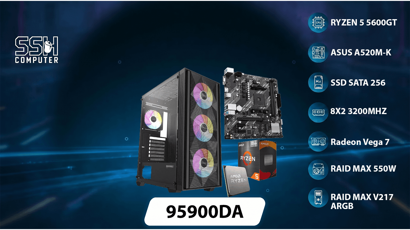 CONFIG Ryzen 5 5600GT / ASUS A520M-K