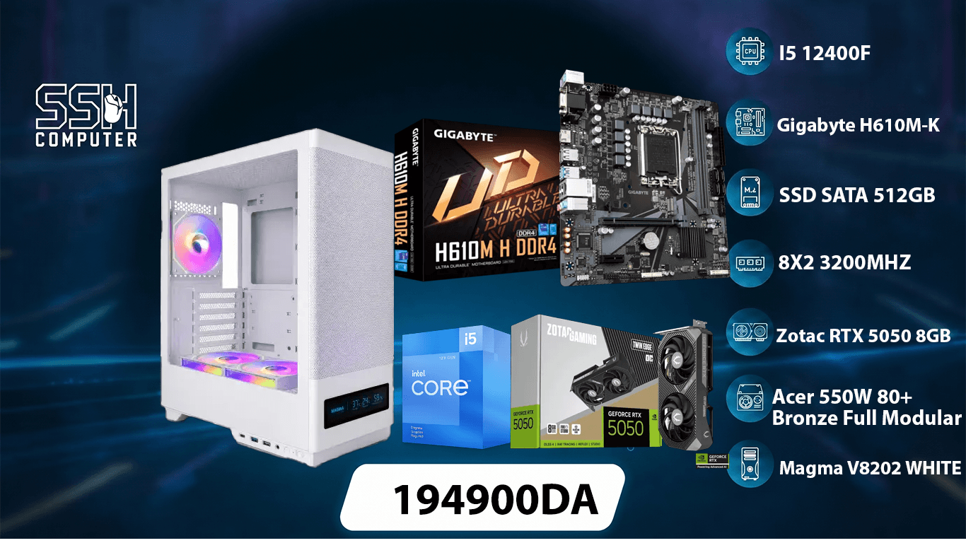 CONFIG I5 12400F / RTX 5050