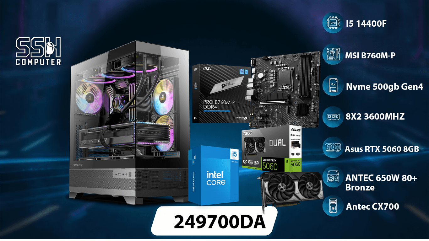 CONFIG I5 14400F / RTX 5060
