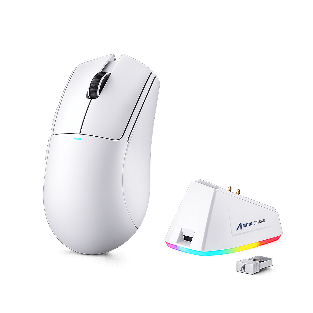 ATTACK SHARK X11 Wireless Gaming Mouse White — vue 1
