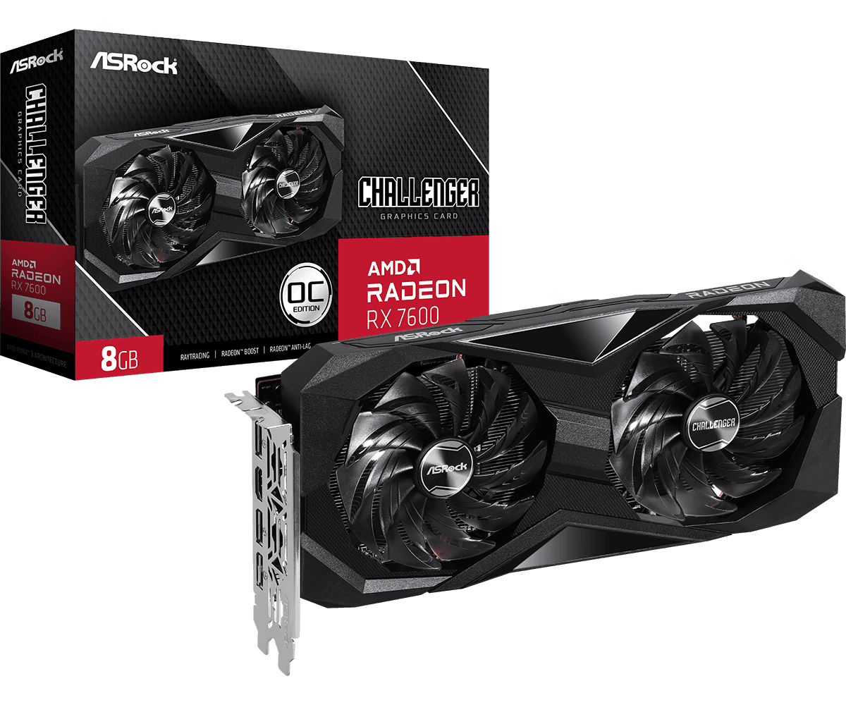 Asrock RX 7600 8GB OC — miniature 2