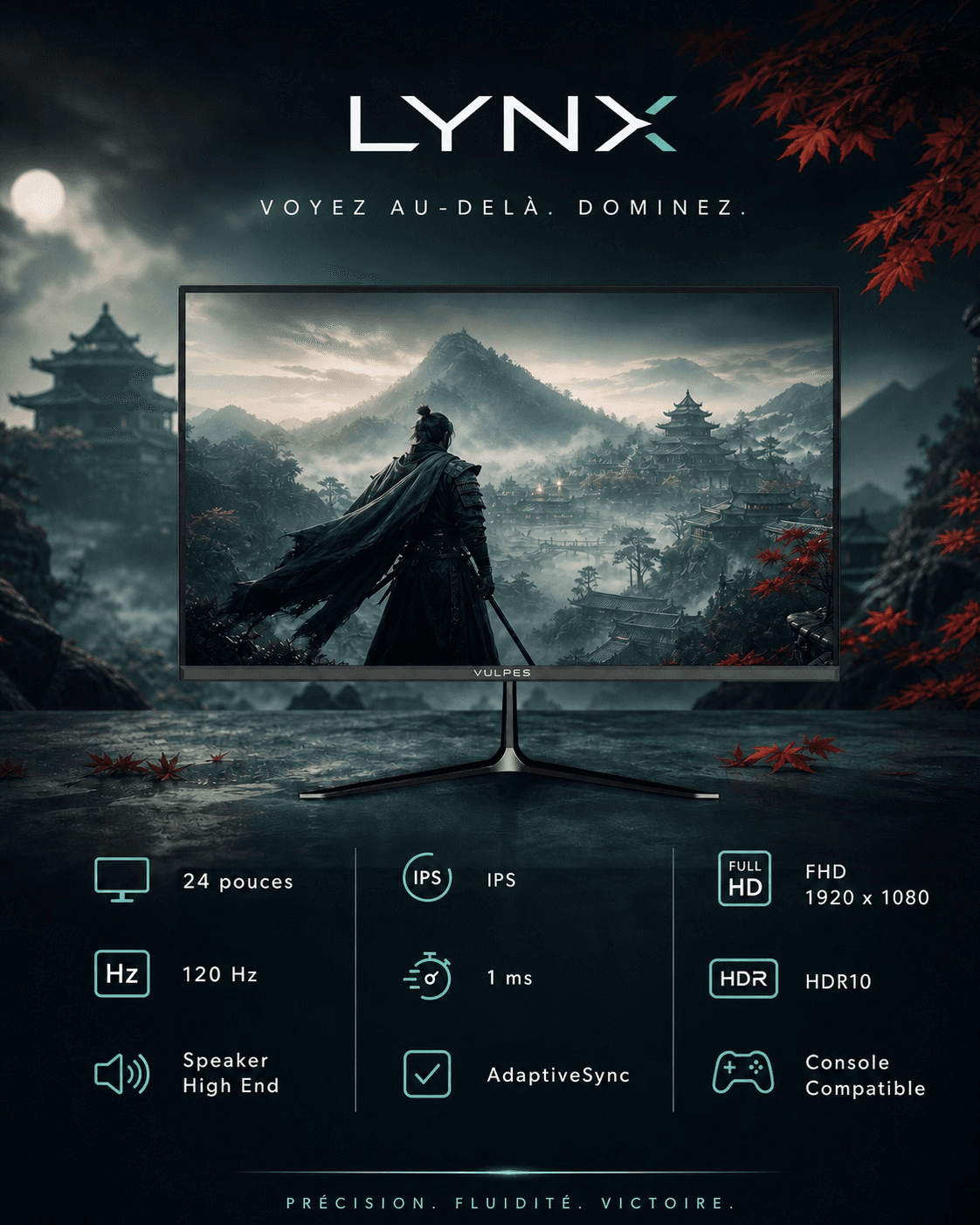 VULPES LYNX 24″ – 120Hz Full HD IPS — miniature 3