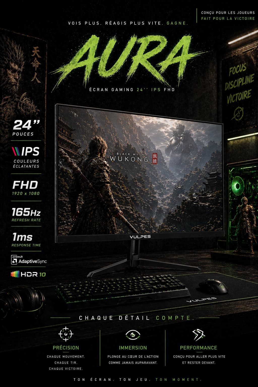 VULPES AURA 24″ – 165HZ 1MS FHD — miniature 3