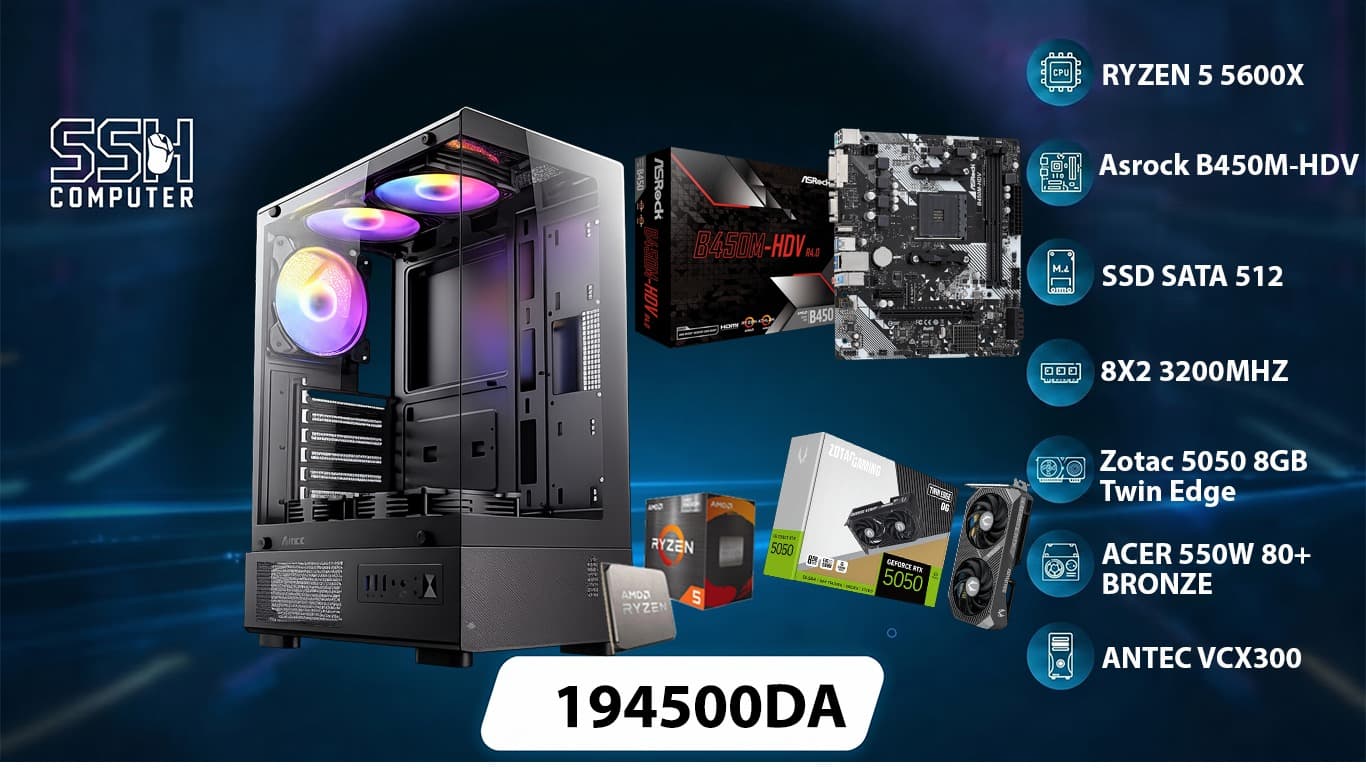 CONFIG Ryzen 5 5600X / RTX 5050