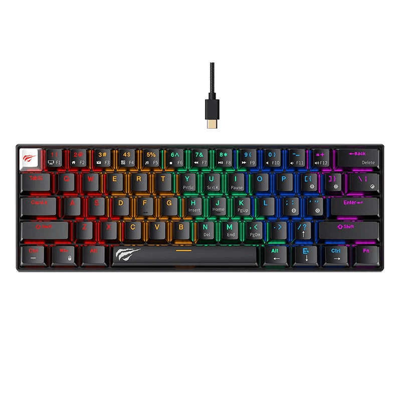 Havit KB903L Red switch - BLACK