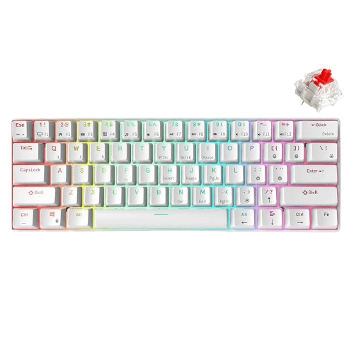Jedel KL-61 Wireless Red Switch - White