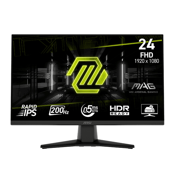 MSI MAG 242F GAMING FULL HD 0.5 MS 200HZ 1HDMI/1DP