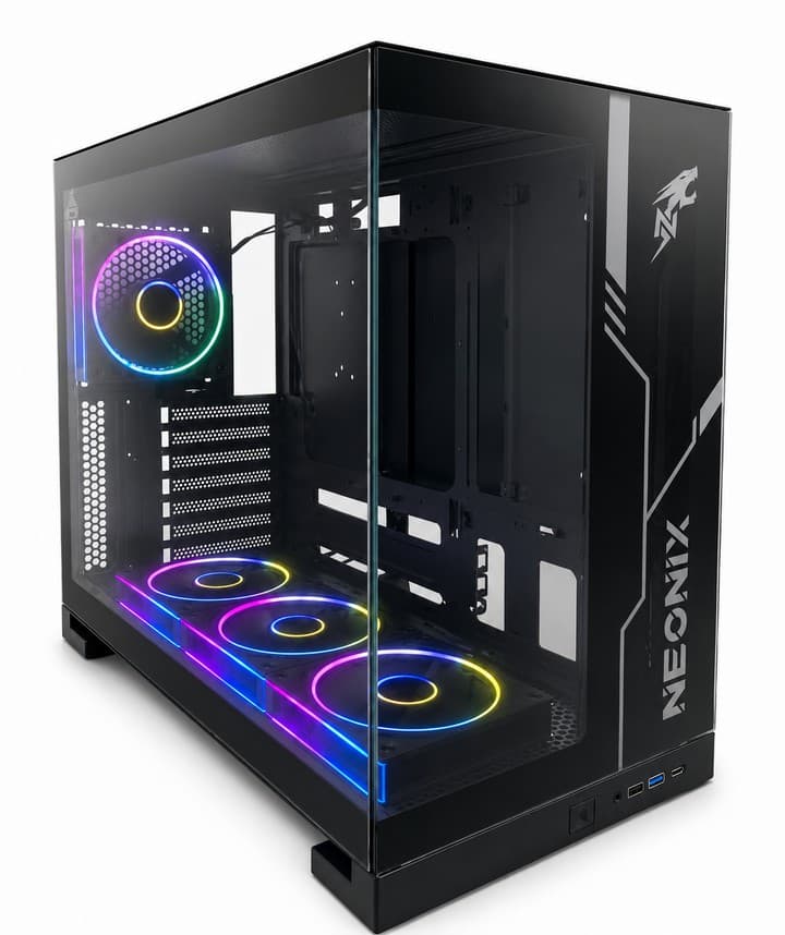 NEONIX Crystal 4 Fan A-RGB