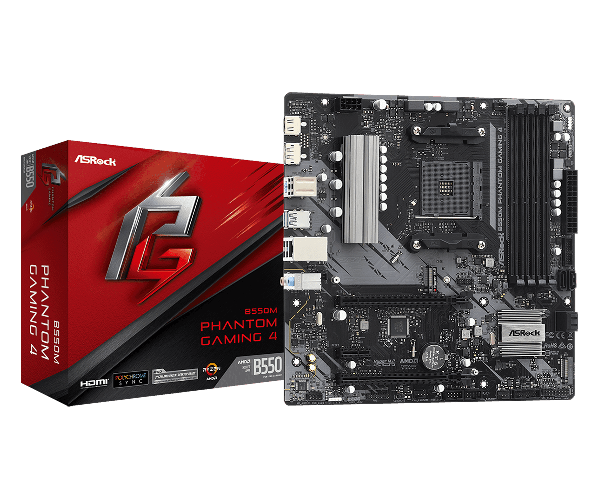 Asrock B550M Phantom Gaming 4