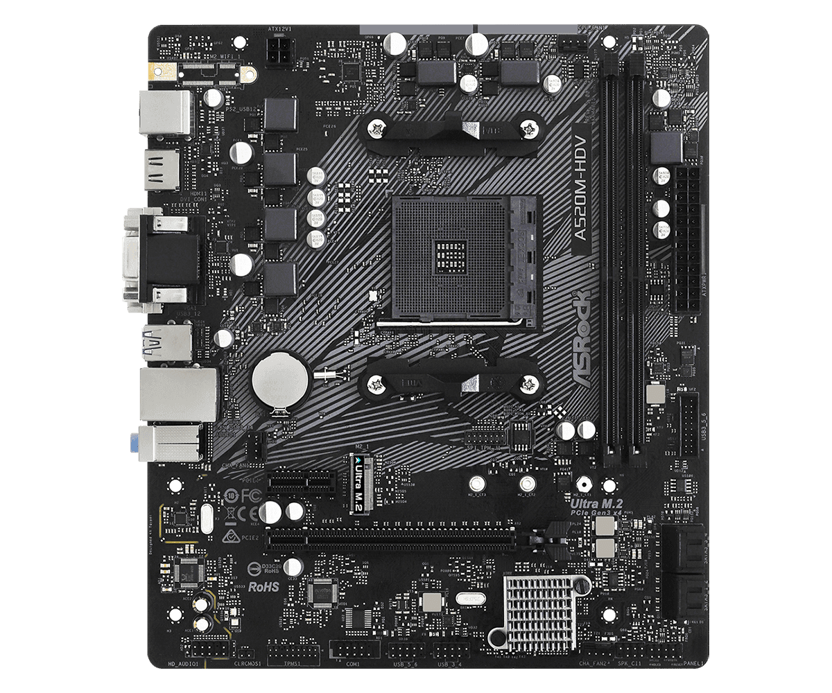 Asrock A520M-HDV — miniature 2