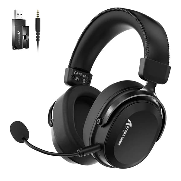 ATTACK SHARK L30PRO Wireless Gaming Headset BLACK — vue 1