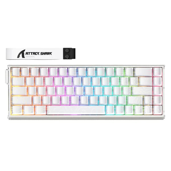 CLAVIER ATTACK SHARK X68MAX HE — vue 1