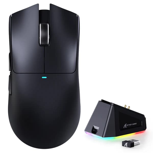 ATTACK SHARK X11 Wireless Gaming Mouse BLACK — vue 1