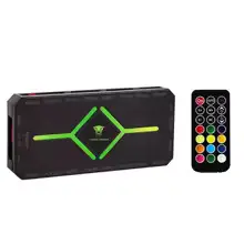 CONTROLLER ARGB ET PWM SPEED FAN JUNGLE LEOPARD 12 PORTS 5V 3PIN BLACK — vue 1
