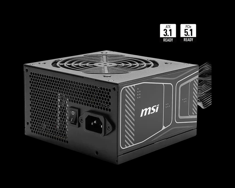 MSI MAG A750GN PCIE 5 80+ GOLD — vue 1