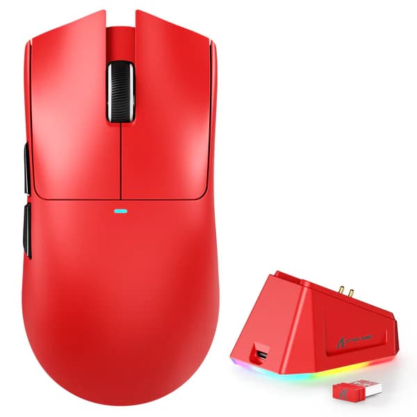 SOURIS ATTACK SHARK X11 Wireless Gaming Mouse RED — vue 1