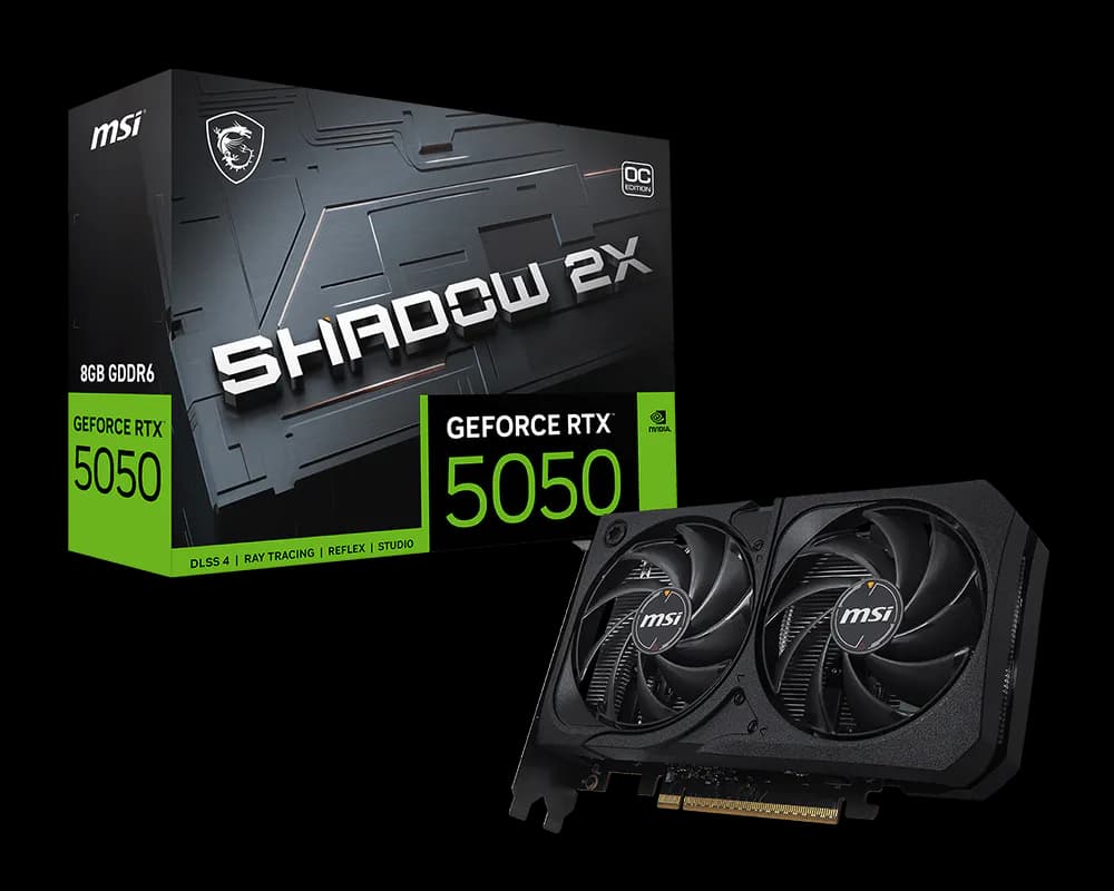 MSI RTX 5050 8G SHADOW 2X OC — vue 1