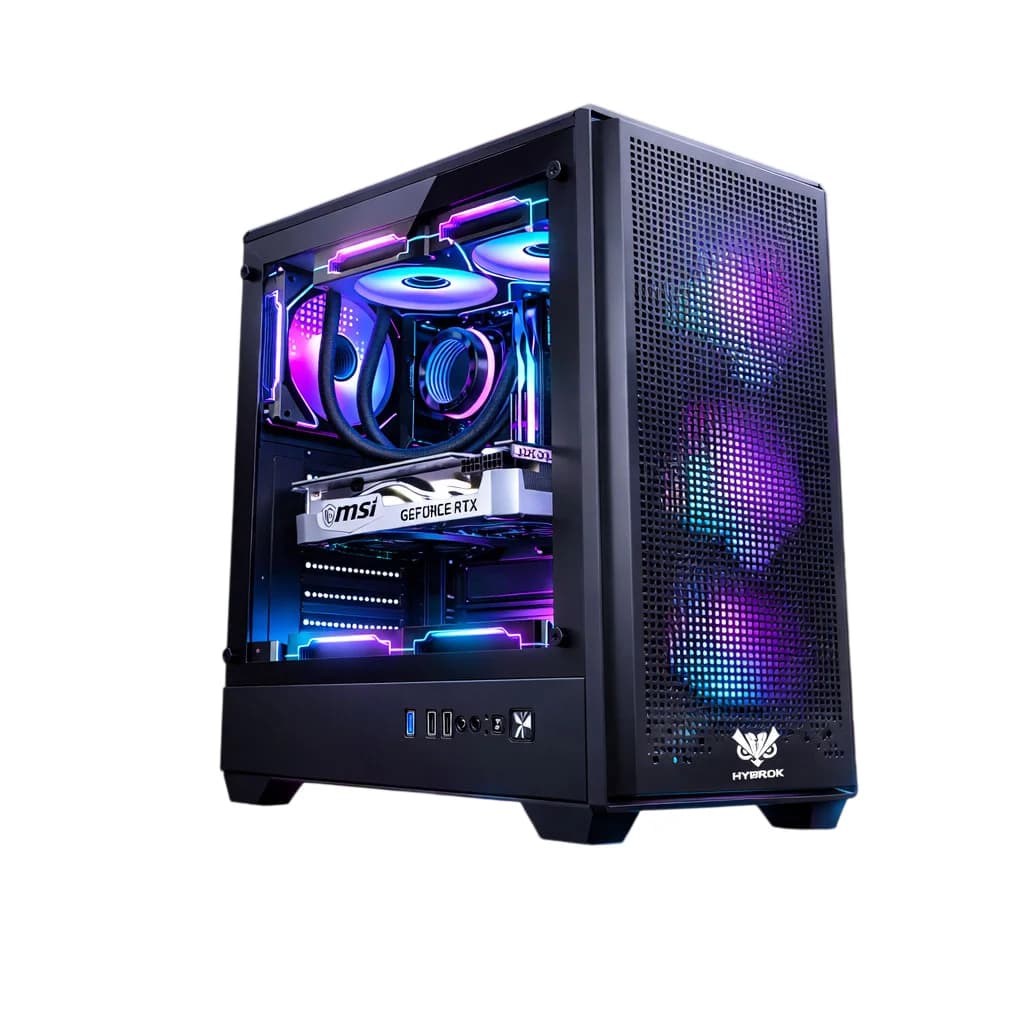 Hybrok Ghost 4 Fan A-RGB BLACK — vue 1