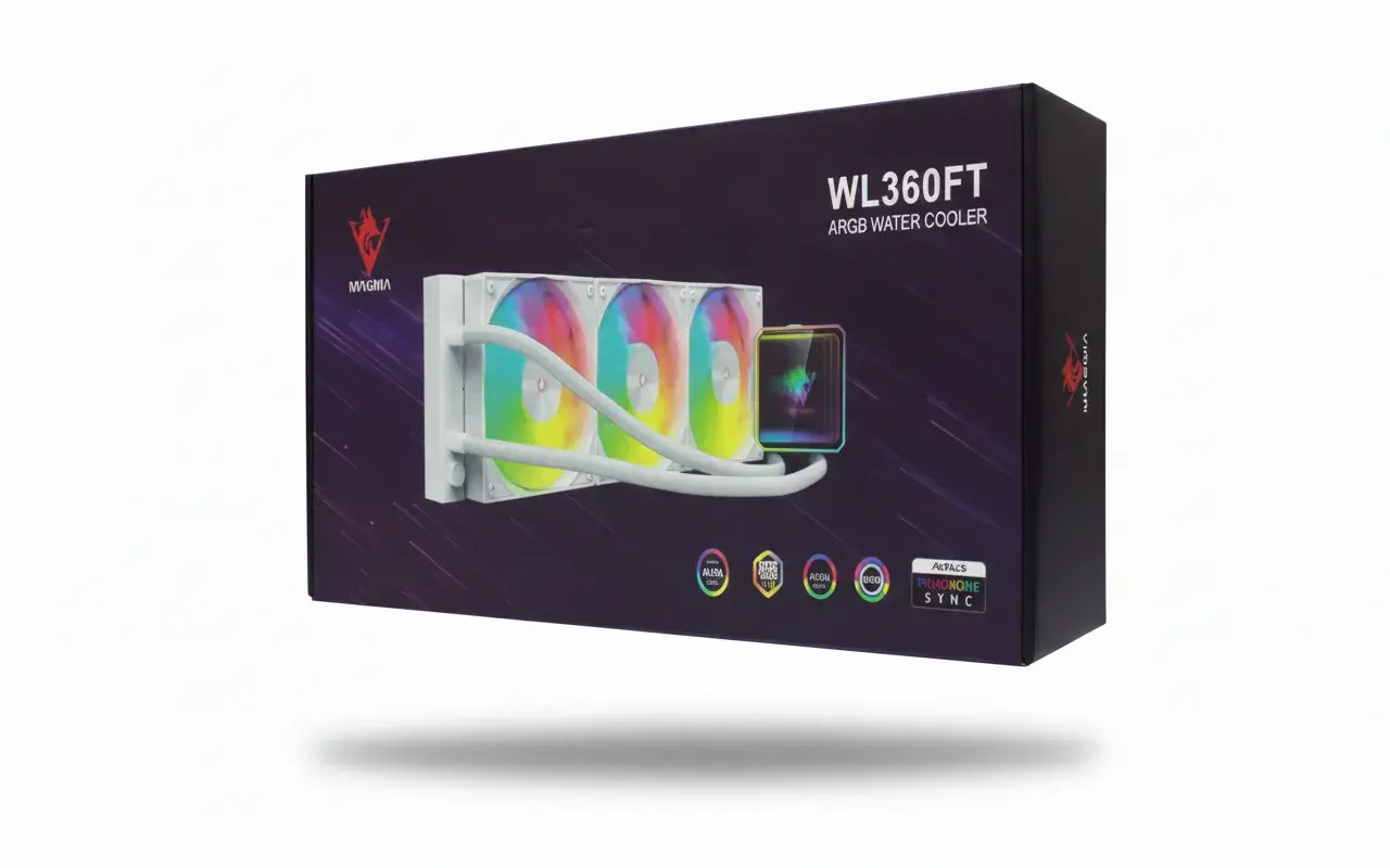 WATERCOOLING MAGMA WL360FT ARGB — vue 1