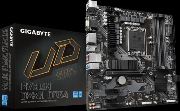 Gigabyte B760M-DS3H DDR4 — vue 1