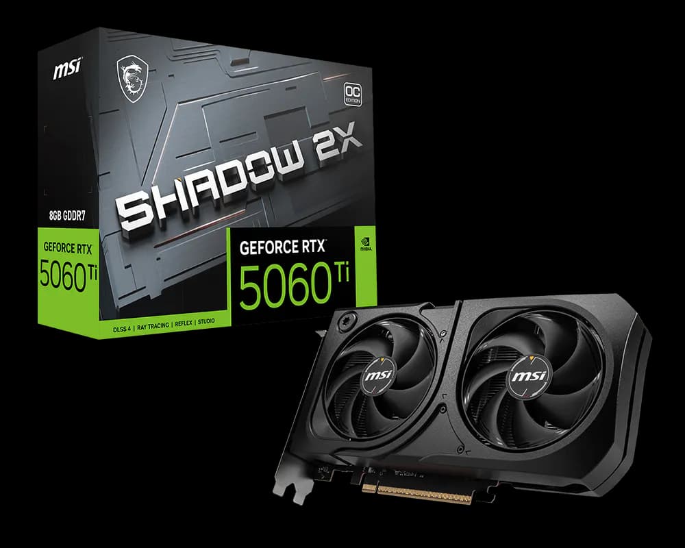 MSI 5060TI 8GB Shadow 2x OC — vue 1